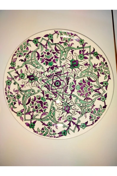 Noname El Yapımı Çini  Tabak  30 Cm
