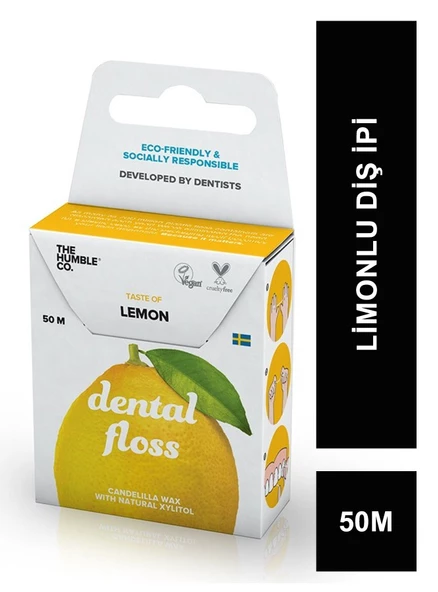 Humble Brush Diş İpi Limonlu 50m ürün görseli 1