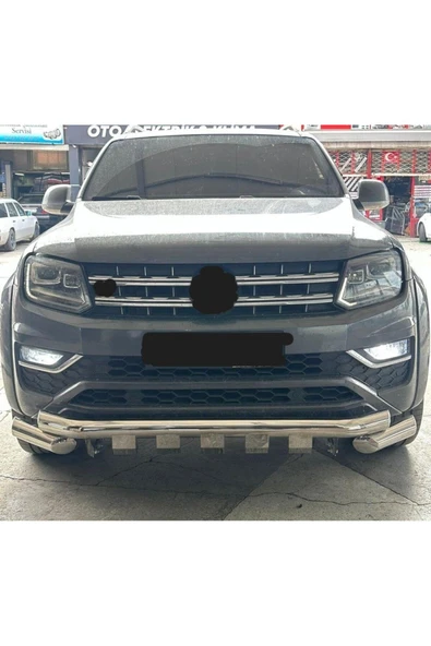 Noname Mitsubishi L200 2020 Model  Shark Ön  Koruma Demiri 76MM KROM - 2