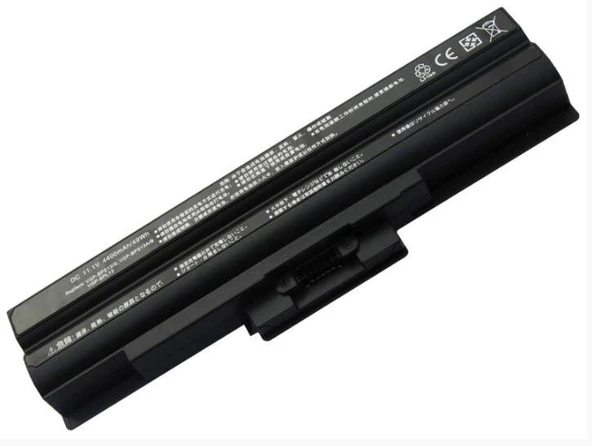 Sony  Vaio VPCF1   Notebook Bataryası Pili - Siyah - 6 Cell