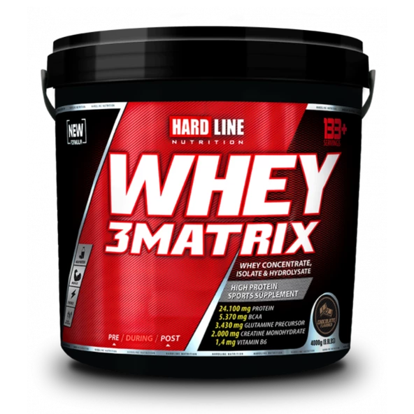 Hardline Whey 3Matrix Protein Tozu 4000 gr