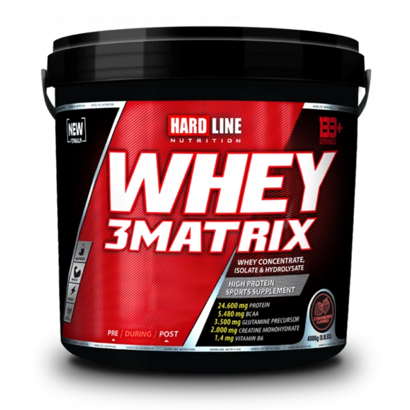 Hardline Whey 3Matrix Protein Tozu 4000 gr - 2