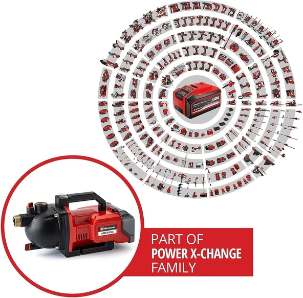 Einhell AQUINNA 36/30 - Solo Akülü Bahçe Pompası - 4180400 - 2