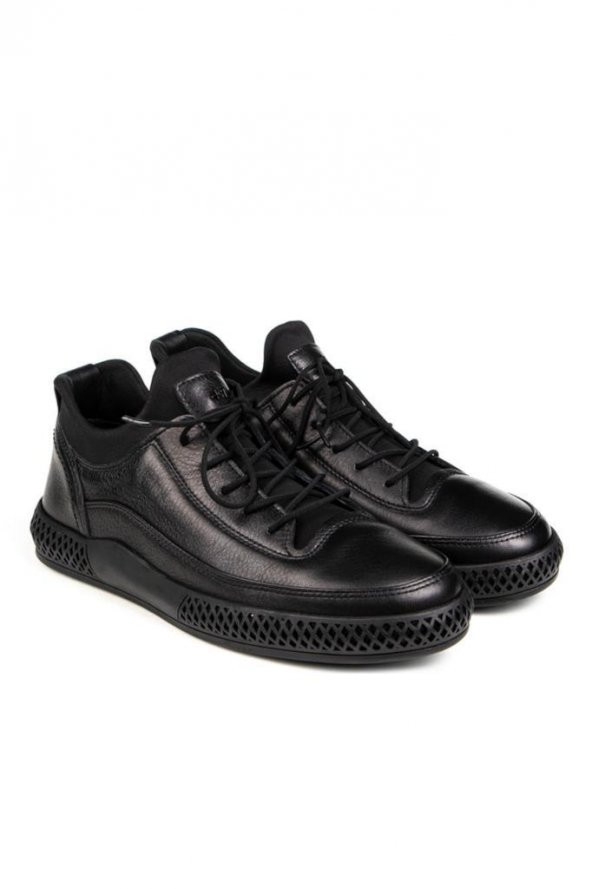 Greyder 13640 Erkek Trendy Deri Ayakkabı Siyah 40-45