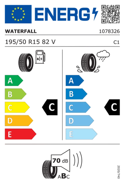 Waterfall 195/50R15 82V Eco Dynamic 2024 Üretim Yerli Yazlık Lastik - Resim 2