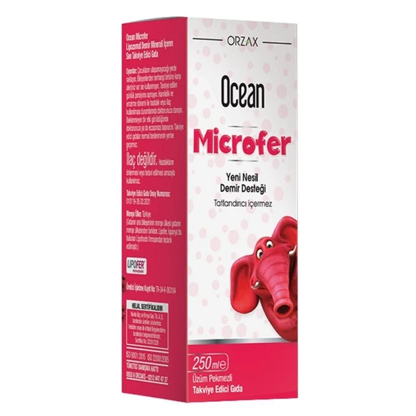 Orzax Ocean Microfer Şurup 250ml