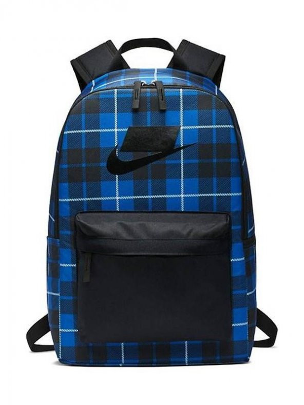 Nike BA5880-011 Unisex Lacivert Ekoseli Sırt Çantası - 1