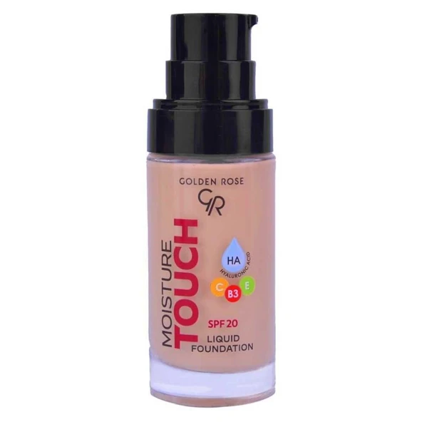 Golden Rose Moisture Touch Liquid Fondöten SPF 20 106 30ml ürün görseli