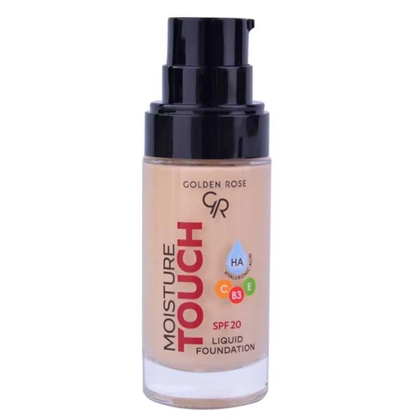 Golden Rose Moisture Touch Liquid Fondöten SPF 20 111 30ml - 2
