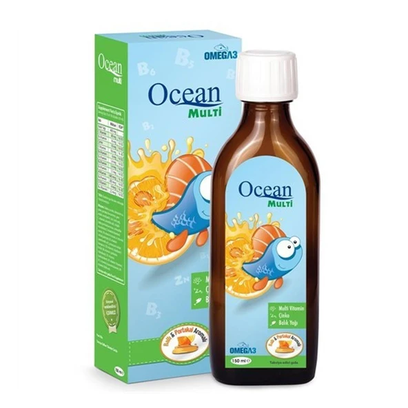 Orzax Multi Vitamin Balık Yağı Bal-Portakal 150ml