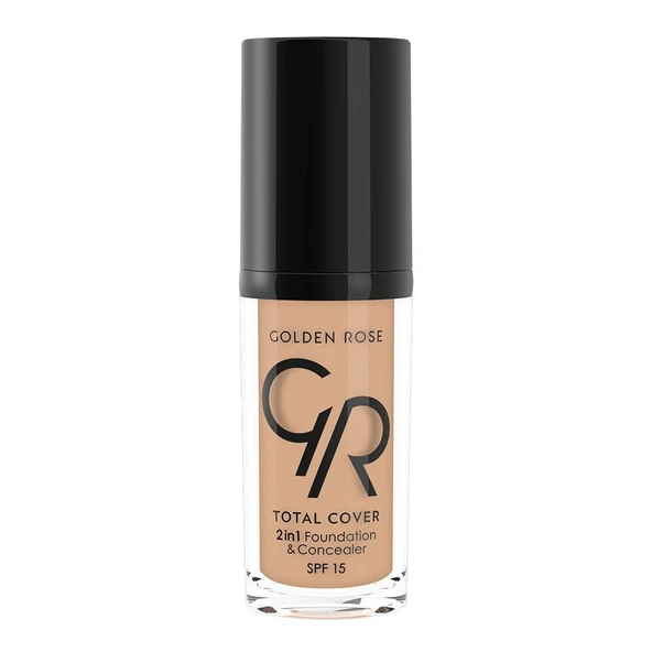 Golden Rose Total Cover Fondöten No:15 30ml - 1