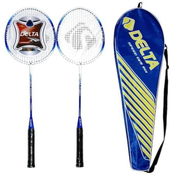 Delta DVR801 Çantalı 2 Adet Badminton Raket Seti
