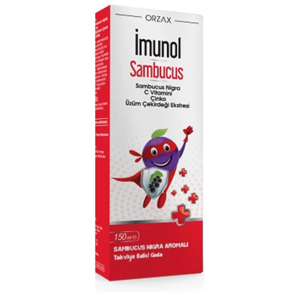 Orzax Ocean Imunol Sambucus Sıvı Takviye Edici Gıda 150ml