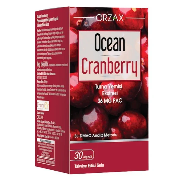 Orzax Ocean Cranberry 30 Kapsül - 2
