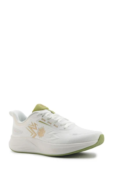 Lumberjack SATU WMN 5FX 101938663 Kadın Spor Ayakkabı Beyaz A.Yeşil 36-40 - Resim 2