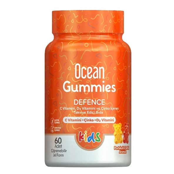 Orzax Ocean Gummies Defence Kids 60 Yumuşak Tablet