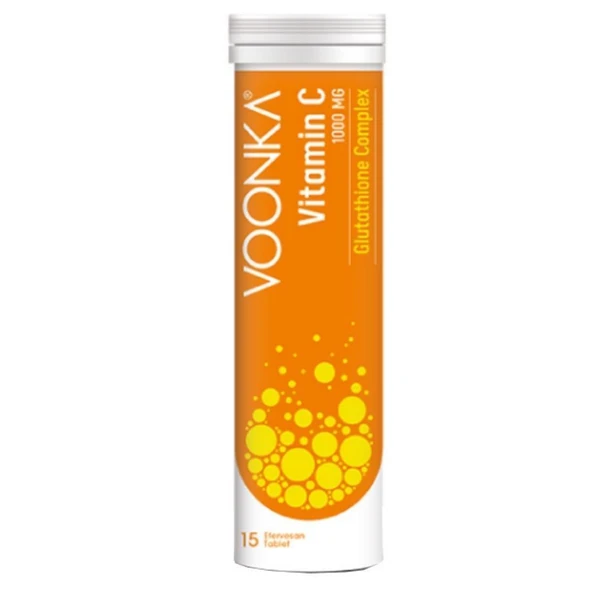 Voonka Vitamin C Glutathione Complex 15 Efervesan Tablet
