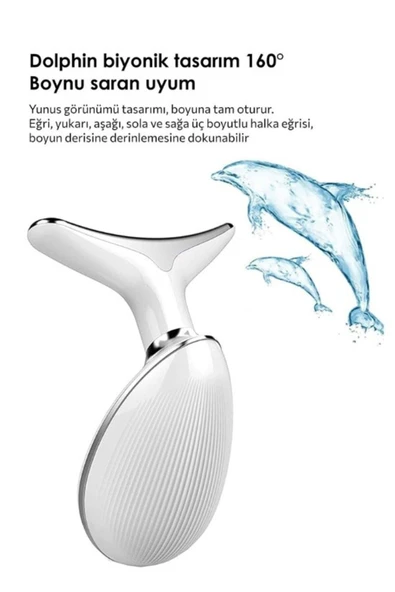 Yeni Nesil Boyun Cilt ve Yüz Sıkılaştırıcı EMS Güzellik Cihazı Gıdık Sarkma Yüz Kırışık Giderici - 4