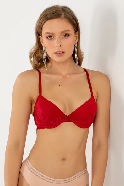 Miorre Softness Dolgusuz Dantel Detaylı Sütyen - Resim 12