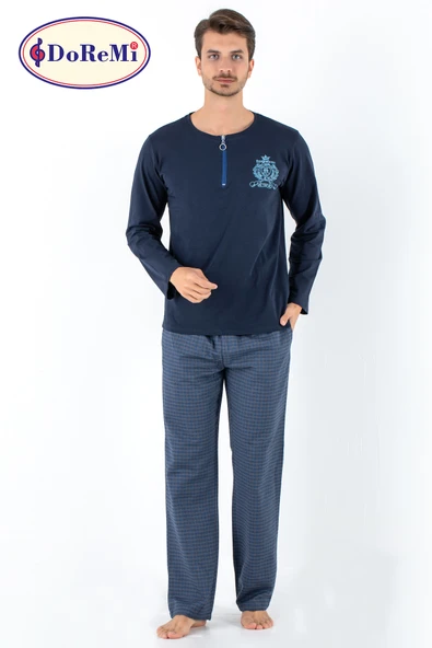 DoReMi Prussian Blue Erkek Pijama Takımı ürün görseli