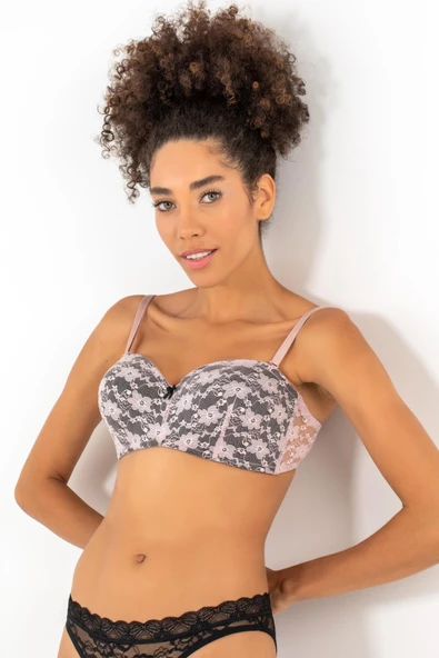 Miorre Dolgusuz Dantelli Bütün Kaplı Sütyen - 3