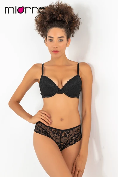 Miorre Push-Up Dolgulu Dantel Sütyen Takım ürün görseli