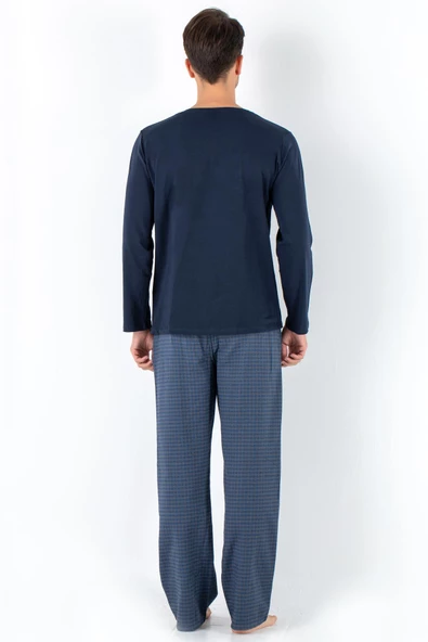 DoReMi Prussian Blue Erkek Pijama Takımı - 5