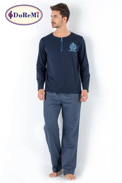 DoReMi Prussian Blue Erkek Pijama Takımı - Resim 10