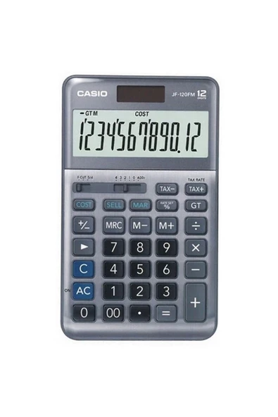 Casio Jf-120fm 12 Hane Masa Üstü Hesap Makinesi