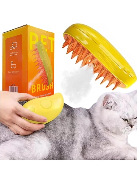 Pet Brush Buharlı Şarjlı Kedi Köpek Yıkama Aparatı - 2