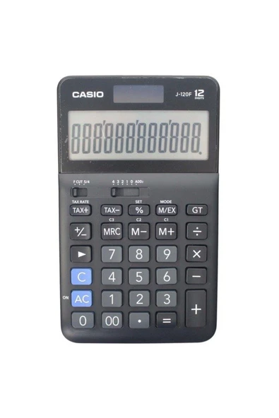 Casio J-120f 12 Hane Masa Üstü Hesap Makinesi