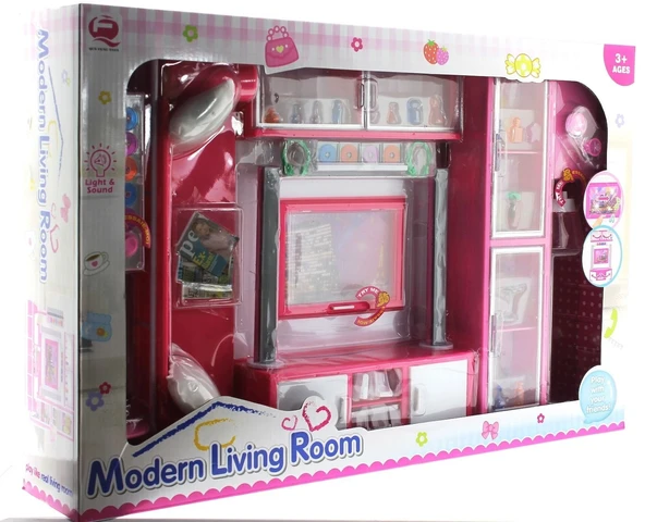 Modern Yaşam Oturma Odası Oyun Seti Sesli Ve Işıklı - 4