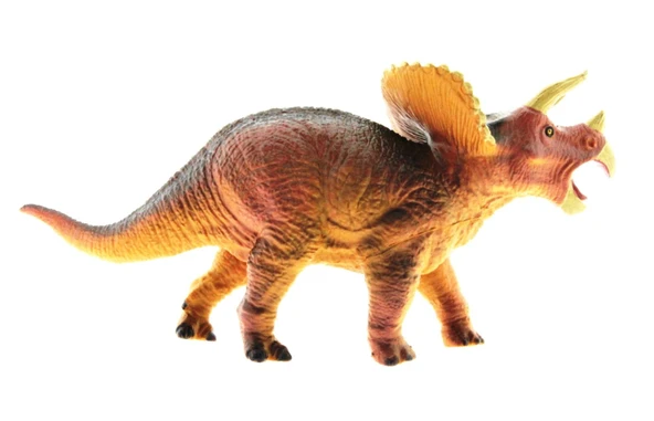 Yumuşak Plastik Dinozor Figür - Triceratops - 4