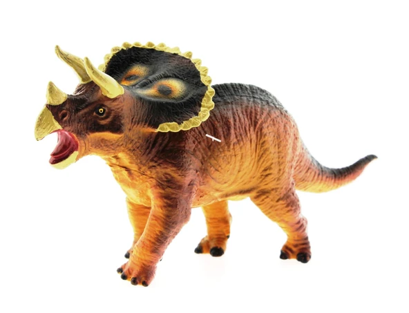 Yumuşak Plastik Dinozor Figür - Triceratops - 6