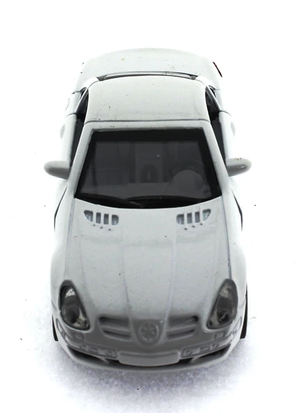 Çek Bırak Mercedes Benzeri Beyaz Metal Araba - 4