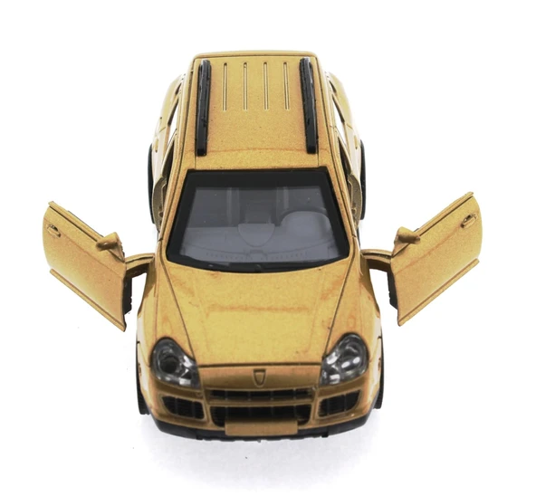 Çek Bırak Porsche Benzeri Kahve Metal Araba - 3