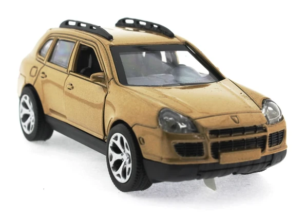 Çek Bırak Porsche Benzeri Kahve Metal Araba - 1