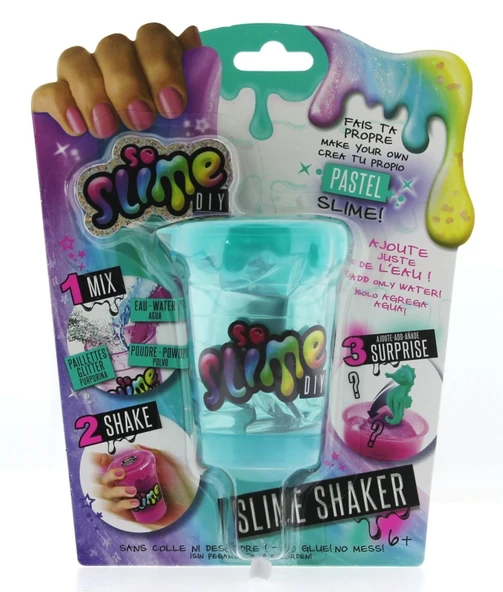 Pastel Yeşil Slime Shaker Rainbow Tekli Paket