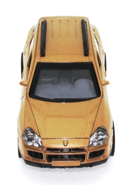 Çek Bırak Porsche Benzeri Kahve Metal Araba - 4