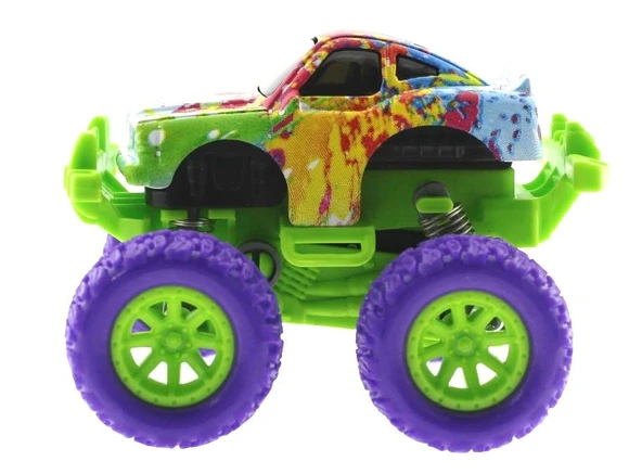 Die Cast Batik Desenli Mor Teker Araba - 6
