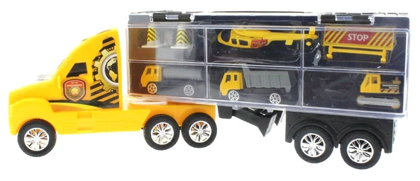 Taşınabilir Die Cast Metal Araçlı İnşaat Kamyonu - 5