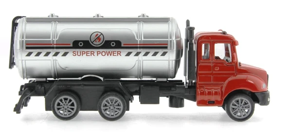 Çek Bırak Metal Mini Yakıt Tankeri - 4