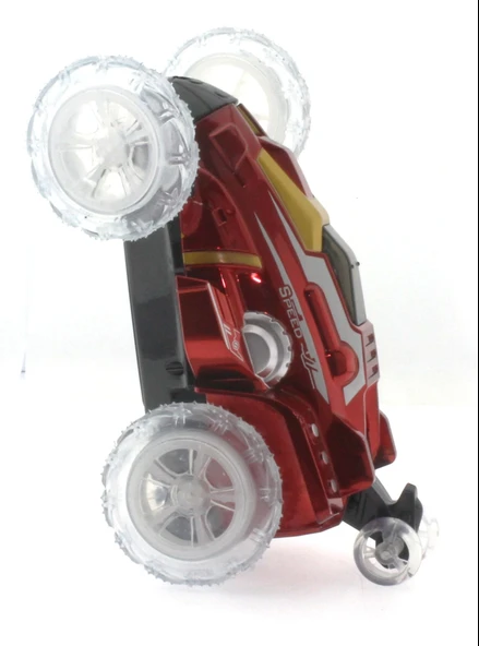 Uzaktan Kumandalı Takla Atan Kırmızı Zıppır Araba - Resim 7