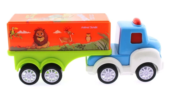 Çek Bırak Mini Sevimli Turuncu Tır - Resim 3