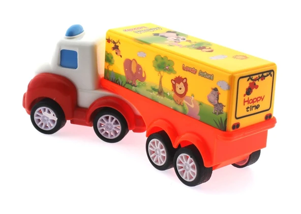 Çek Bırak Mini Sevimli Sarı Tır - Resim 4