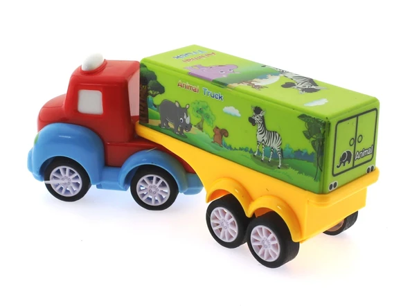 Çek Bırak Mini Sevimli Yeşil Tır - Resim 2