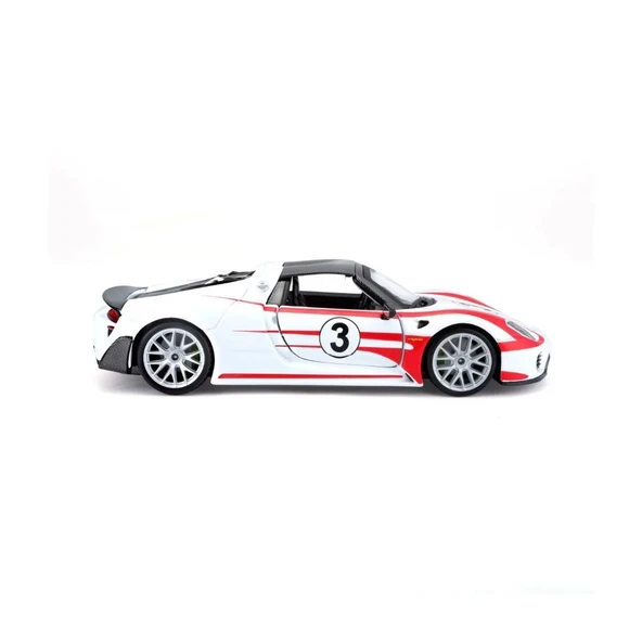 28009 Burago Porsche 918 Spyder 1:24 Model Araba -Sunman - 5