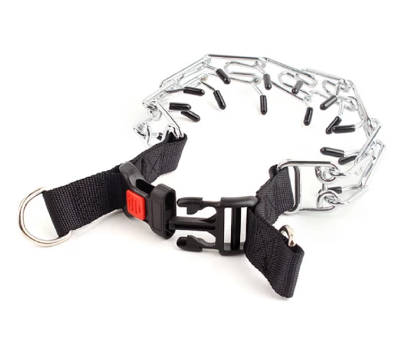 Köpek Kauçuklu Yürüyüş Boyun Zincir Eğitim Tasması 2.5 mm x 35 cm - Resim 2