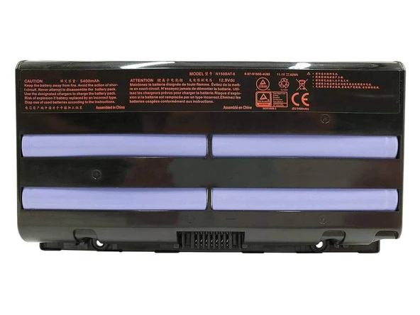 Monster Abra A7 V6.4.1  Laptop Batarya ile Uyumlu Pil -6 Cell