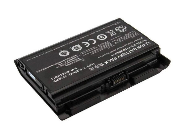 Clevo P170HM  Laptop Batarya ile Uyumlu Pil Ver.1